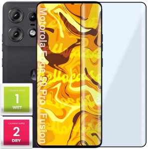 SZKŁO HARTOWANE DO MOTOROLA EDGE 50 PRO / FUSION PEŁNE NA CAŁY EKRAN SZYBKA 1