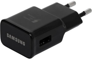 "Samsung 15W USB-A Fast Adapter EP-TA200 - Black" 3