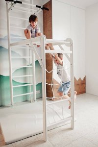 Drabinka gimnastyczna do ćwiczeń dla dzieci Adler Max drewno 2