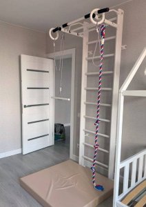 Drabinka gimnastyczna do ćwiczeń dla dzieci Adler Max drewno 4