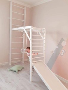 Drabinka gimnastyczna do ćwiczeń dla dzieci Adler Max drewno 7