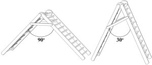 Drabinka gimnastyczna do ćwiczeń dla dzieci Adler Max drewno 10