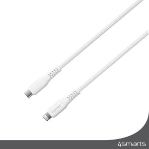 Kabel USB 4smarts USB-C - Lightning 1.5 m Biały (465592) 4