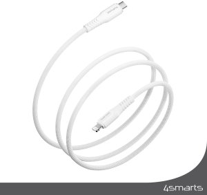 Kabel USB 4smarts USB-C - Lightning 1.5 m Biały (465592) 5