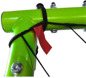 Plac zabaw do ogrodu Deluxe Multisport 5w1  huśtawka, bramka, siatkówka 5