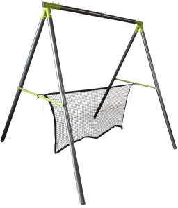 Plac zabaw do ogrodu Deluxe Multisport 5w1  huśtawka, bramka, siatkówka 9