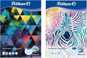 Pelikan Zeichenblock DIN A4. 120g/m2. 20 Blatt 1