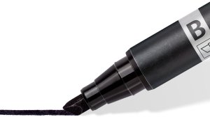 STAEDTLER Zweispitzmarker Lumocolor permanent BK retail 3