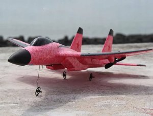 SAMOLOT ZDALNIE STEROWANY LATAJĄCY RC ODRZUTOWIEC CZERWONY 3