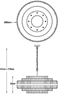 Lampa wisząca CONSTANTINOPLE P0567-16A-2GAC Zuma Line 4