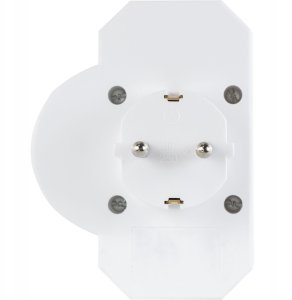 REV Steckdosenadapter 3-fach mit Überspannungsschutz, weiß 4