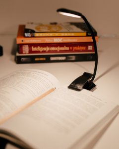 Lampka biurkowa Hurtel czarna 10