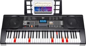 V-TONE VK 500-61L keyboard klawisze organy dla dzieci do nauki gry podświetlana klawiatura LED 2