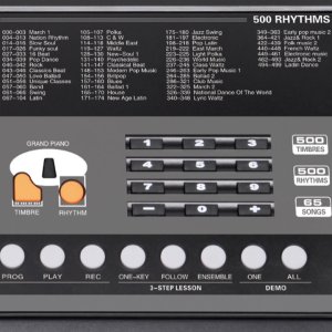 V-TONE VK 500-61L keyboard klawisze organy dla dzieci do nauki gry podświetlana klawiatura LED 8