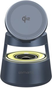4smarts Qi2 Ladestation Aura Sound spacegrau 1
