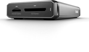 SanDisk PRO-READER Dual Card - Kartenleser - 2 in 1 (SD Express, microSD Express, microSD UHS-I, microSDHC UHS-I, microSDXC UHS-I, SDHC UHS-I, SDXC UHS-I) - USB-C 3.2 Gen 2 1