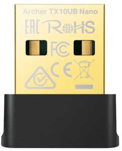 AX900 Nano Dual Band Wi-Fi 6 Bluetooth 5.3 USB AdapterSPEED: 600 Mbps at 5 GHz + 287 Mbps at 2.4 GHzSPEC: Internal Antennas, USB 2.0 1