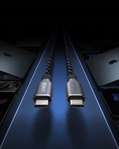 Kabel USB Anker USB-C - USB-C 0.9 m Czarny (A88E2011) 4