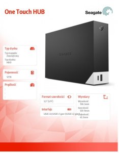 One Touch Desktop w HUB 12TBUSB 3.0 SED 1