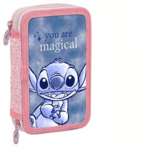 Piórnik Stitch ***** piórnik 2-komorowy z wyposaż. 77459 4