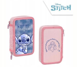 Piórnik Stitch ***** piórnik 2-komorowy z wyposaż. 77459 6