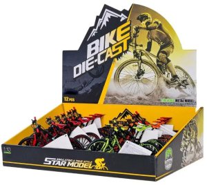 Rower górski 18cm 3kol metal 12/disp 540420 46775 3