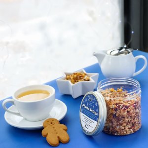 Świąteczna herbata owocowa "Płatki śniegu" - prezent upominek na mikołaja gwiazdkę święta dla faceta taty mamy męża chłopaka mężczyzny kobiety dziadka dziewczyny babci żony niej niego 2