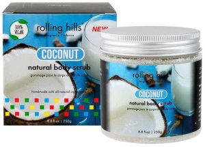Rolling Hills Naturalny peeling do ciała i twarzy - kokos 250g 1