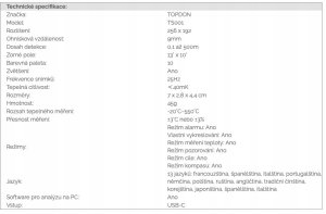 TOPDON termokamera TS001, konektor USB-C 2