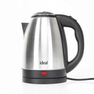 DUŻY MOCNY STALOWY CZAJNIK NIERDZEWNY elektryczny bezprzewodowy IDEAL 1,8L 2