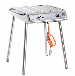Profesjonalny grill gazowy XANTOS 2 ruszty 10kW - Hendi 148624 Profesjonalny grill gazowy XANTOS 2 ruszty 10kW - Hendi 148624 1