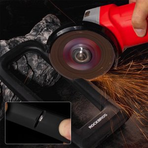 Zapięcie rowerowe blokada antykradzieżowa - czarne Zapięcie rowerowe blokada antykradzieżowa - czarne 6