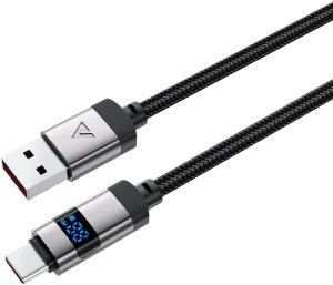 Kabel USB Acefast USB-A - USB-C 1.2 m Niebieski (6974316283737) 2