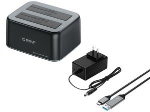 Stacja dokująca 6829C3 na 2 dyski 2.5'' / 3.5'' SATA HDD / SSD - czarna Stacja dokująca 6829C3 na 2 dyski 2.5'' / 3.5'' SATA HDD / SSD - czarna 2