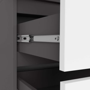 SZAFA S90 2D 2SZ CLP GRAFIT PK SZARY / BIAŁA 4