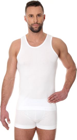 Brubeck Koszulka męska Comfort Cotton biała r. M (TA00540A) 1