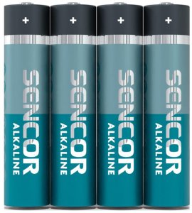 Bateria alkaliczna, AAA (LR03), AAA, 1.5V, Sencor, Folia, 4-pack 1