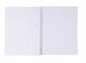 Kołonotatnik Office Products A4/80k linia bordowy 4