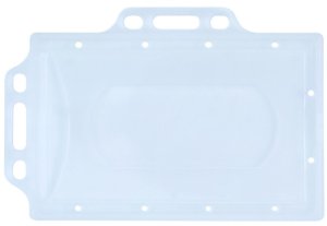 Identyfikator Donau 56x90mm PCV 2 uchwyty transparentny 1