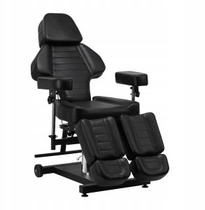 Fotel hydrauliczny do tatuażu Pro Ink 601A czarny 1
