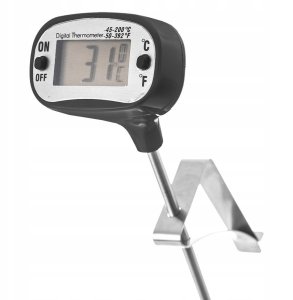 Termometr do Mięsa Sonda Elektroniczny Wbijany z Klipsem Solidny ORION 17cm 4