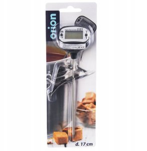 Termometr do Mięsa Sonda Elektroniczny Wbijany z Klipsem Solidny ORION 17cm 6