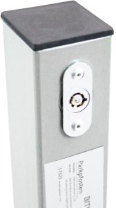 Blokada Parkingowa Pojedyncza Słupek 65cm Składana 4 sztuki 16