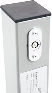 Blokada Parkingowa Pojedyncza Słupek 65cm Składana 4 sztuki 7