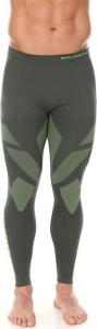 Brubeck Spodnie termoaktywne męskie Dry zielone r. L (LE11860) 1