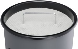 Durable 333023 kosz na śmieci 17 l Okrągły Metal Srebrny 4