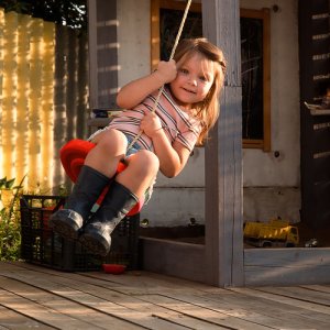 Huśtawka ogrodowa okrągła plastikowa 23554 12