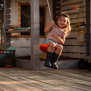 Huśtawka ogrodowa okrągła plastikowa 23554 13