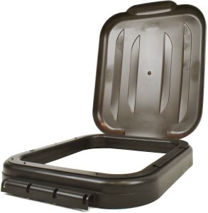 Pokrywa stojaka do segregacji odpadów brązowa - MDRC 2