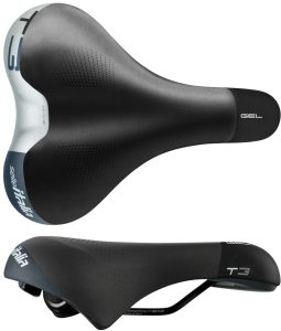 Siodło SELLE ITALIA SPORTOURING T 3 S (idmatch S1), Fec Alloy Rail, Light Gel, 492g (NEW 2025) 1